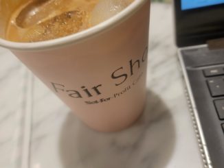 Fair Shot Café iced coffee